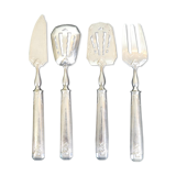 Service cover has mignardises art deco solid silver stuffed minerve