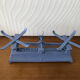 Old scale Force 5 kilos Roberval blue