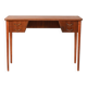 Scandinavian mahogany desk with brass handles