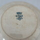 Assiette creuse longwy mesange terre de fer bleu - faïence ancienne fr