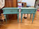 Lot of 2 Empire style bedside tables.