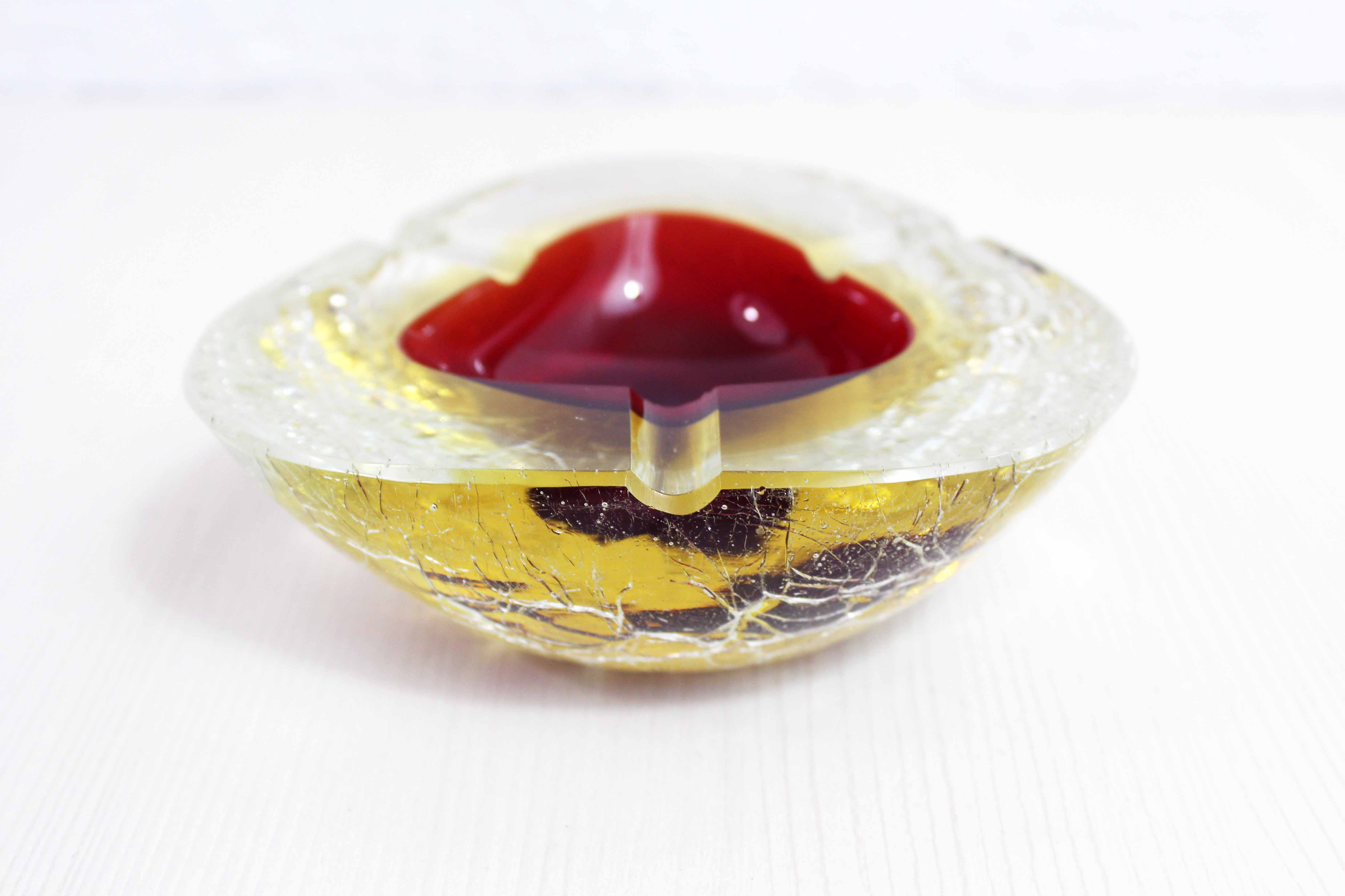 Murano glass ashtray