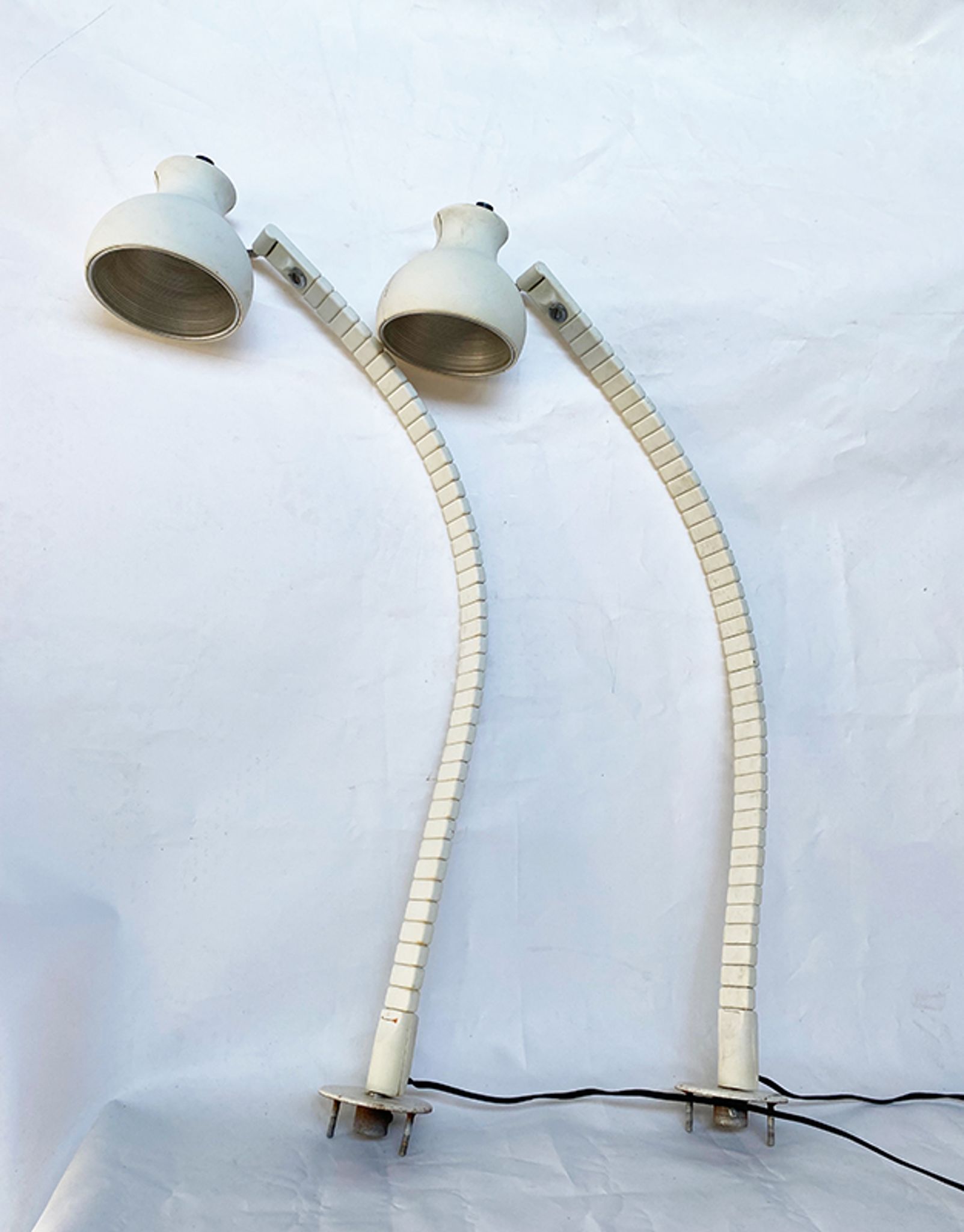 Pair of “flex 659” table lamps by Elio Martinelli