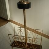 Magazine rack + ashtray from the 60s