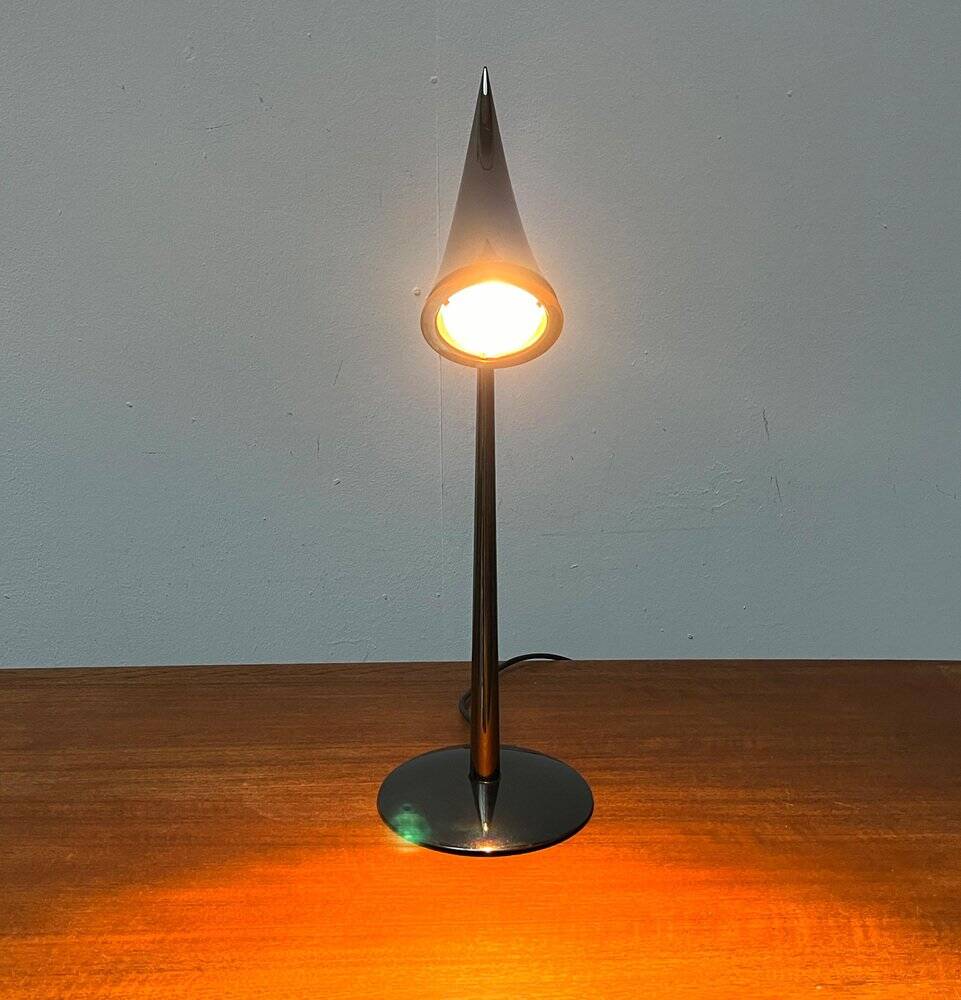 Postmodern table lamp model Ara by Philippe Starck for Flos, 1980s.