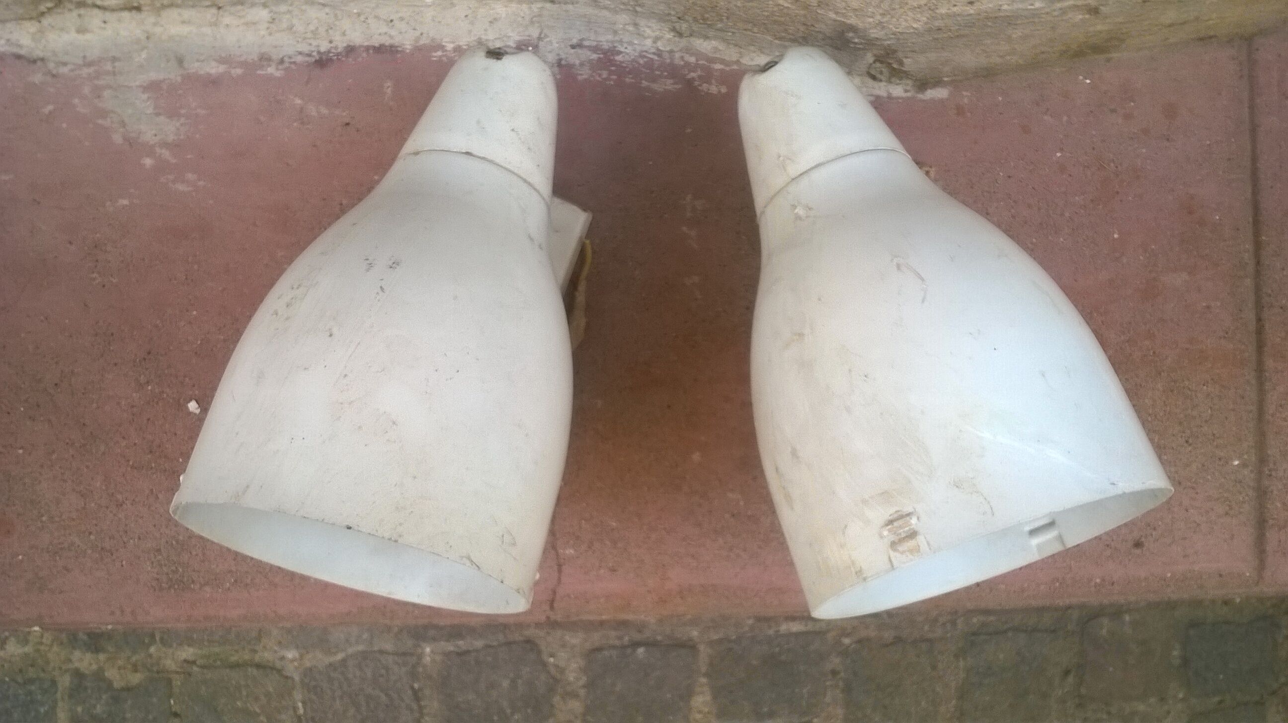 Pair of white spots Lita "60s