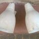 Pair of white spots Lita "60s
