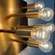 Vintage German Brass Ceiling or Wall Lamp from Sölken, 1970s