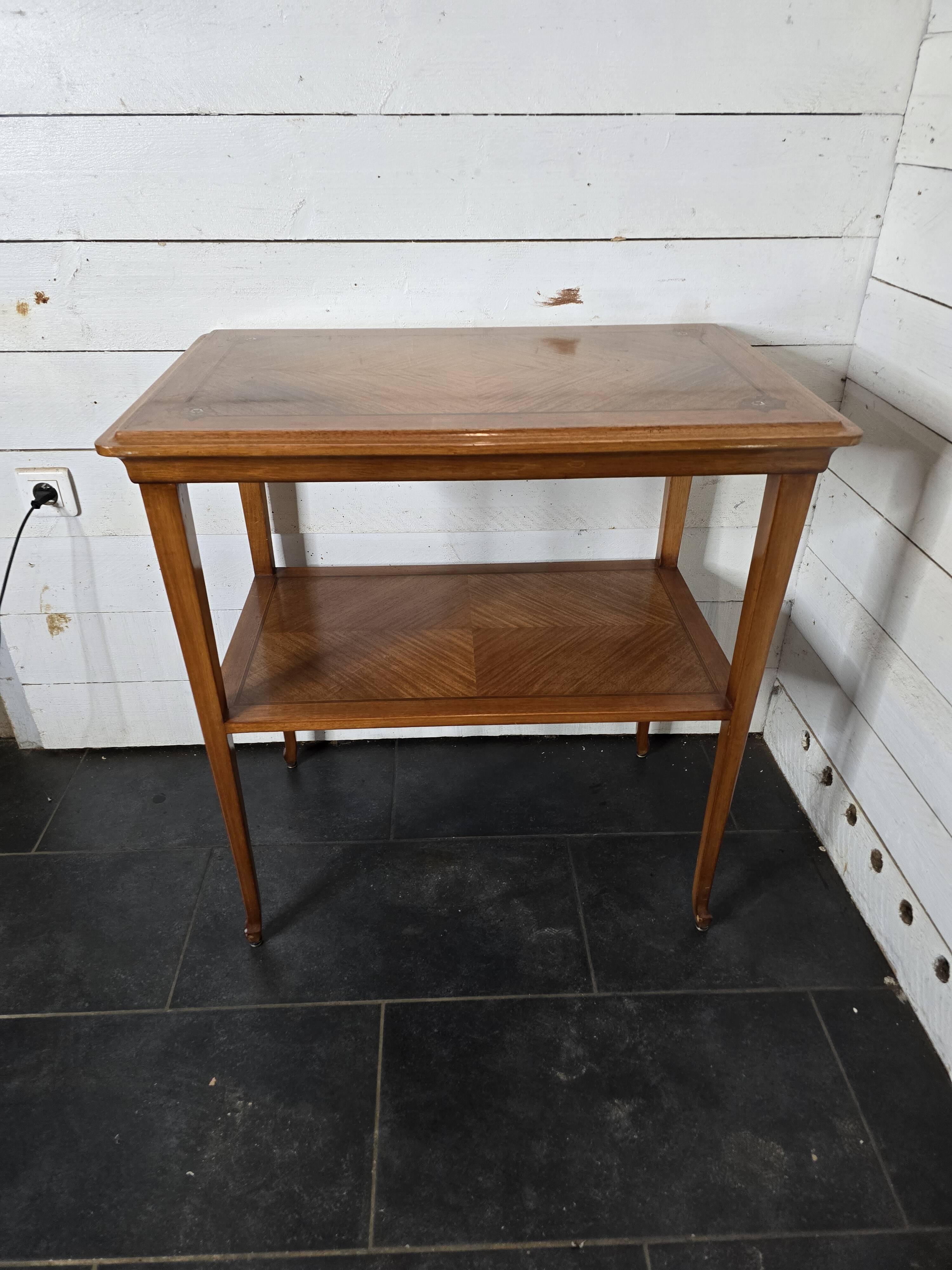 Louis Majorelle Art Nouveau mahogany side table, 1920