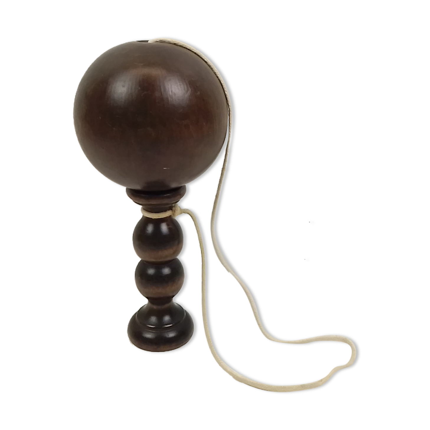 Bilboquet in dark wood 20 cm