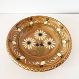 Large terracotta dish Alsace 1960