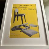 Affiche jean prouvé vitra steph simon