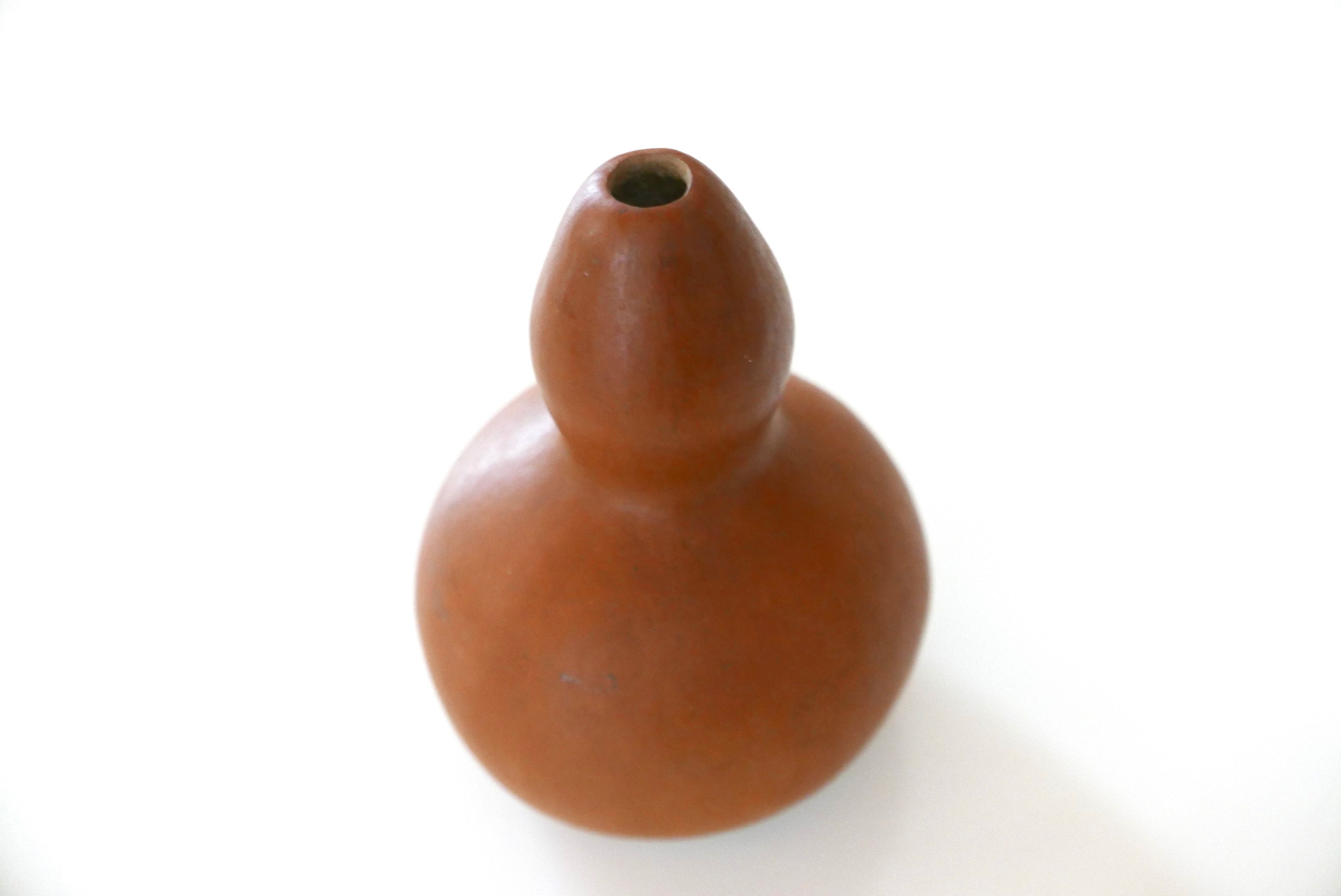 Vase calebasse en bois, années 50