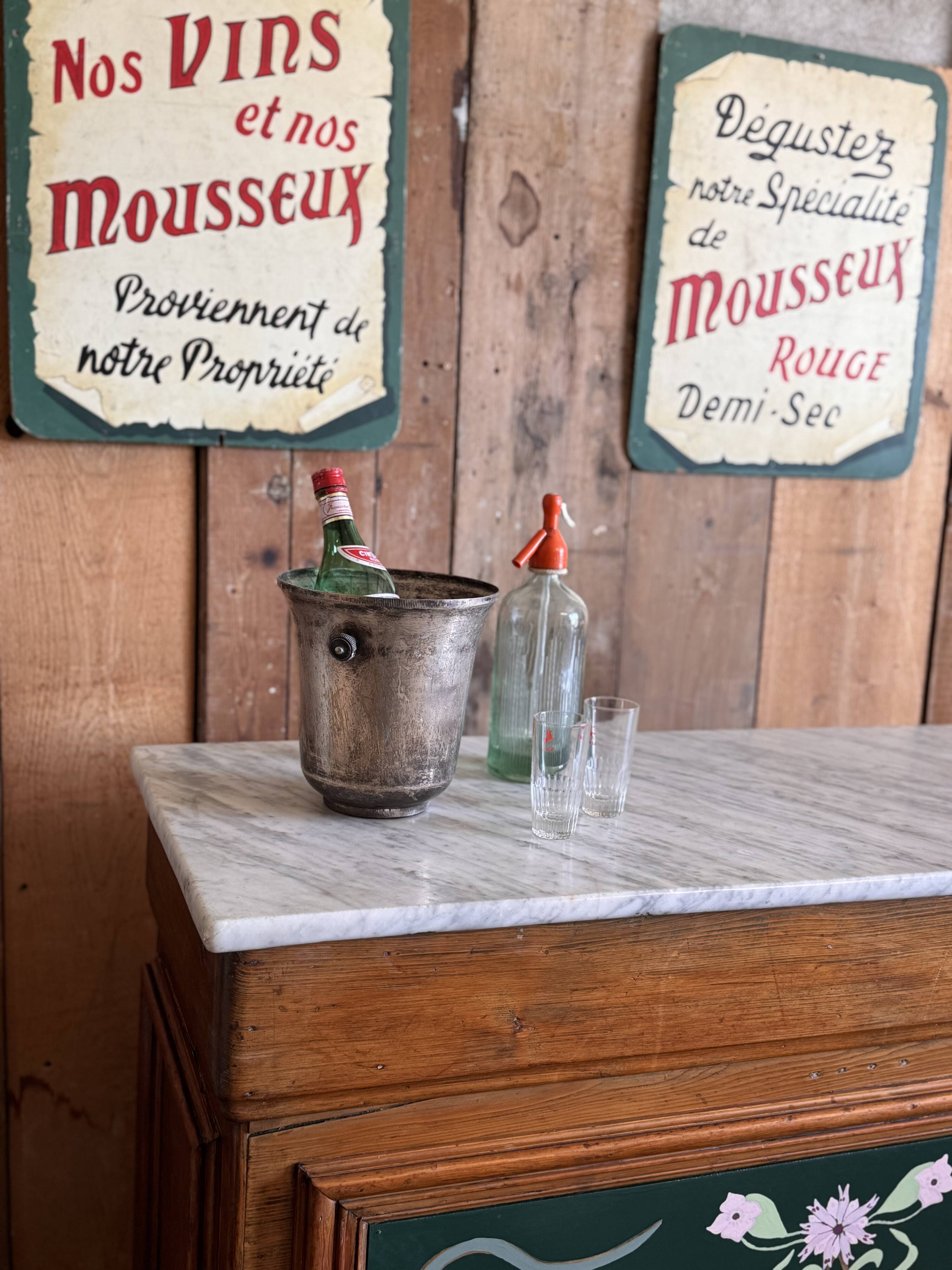 Comptoir bar ancien art nouveau