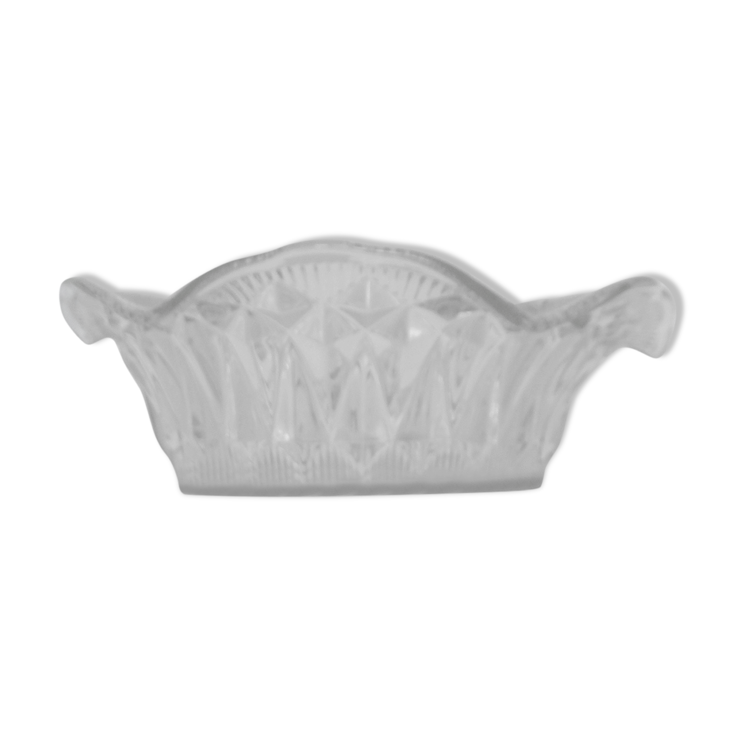 Glass fruit cutting bowl press and mold