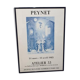 Autograph poster signed Les Amoureux de Peynet Atelier 33