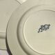 9 flat plates Terre de Fer Salins marine décor Yvonne