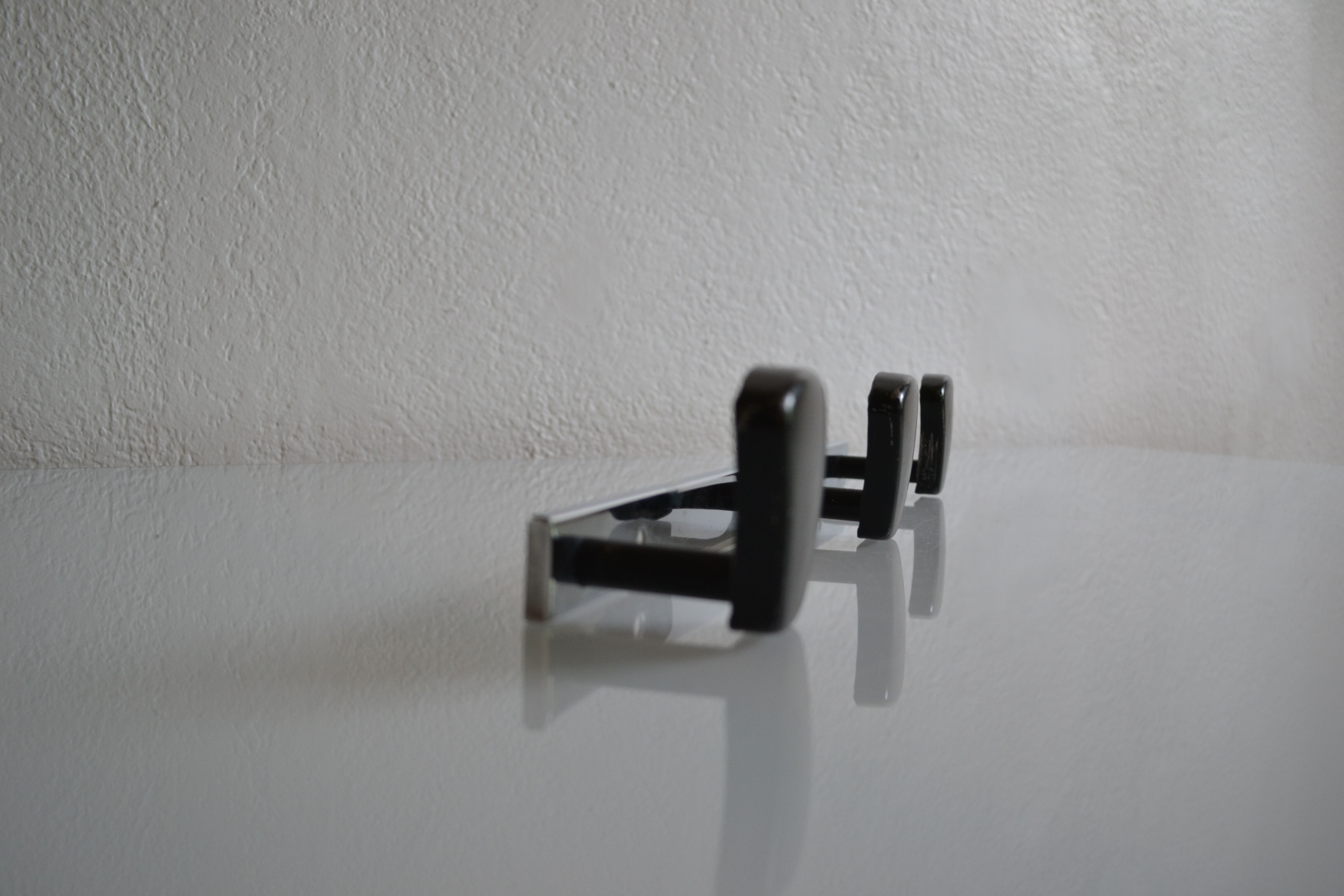 Wall coat rack with 3 hooks vintage 60's