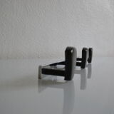 Wall coat rack with 3 hooks vintage 60's