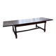 Solid oak table 1900 drapery style XL 280cm with extensions
