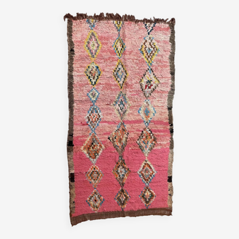 Tapis Marocain Pink Boujad - 357 x 196 cm