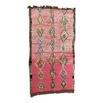 Tapis Marocain Pink Boujad - 357 x 196 cm