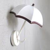 Ceramic wall lamp umbrella 70s