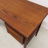 Gunnar Nielsen Teak Desk for Tibergaard, 1960s.