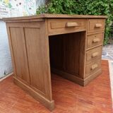 Solid oak desk counter