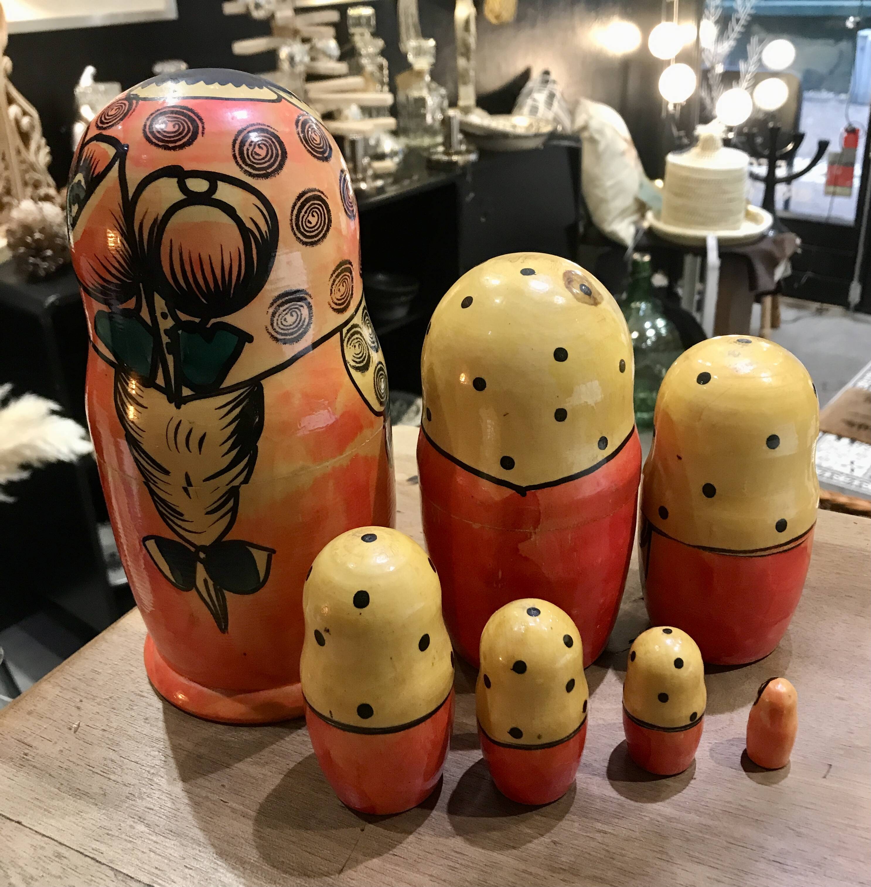 Vintage Russian Matryoshka dolls