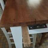 Farmhouse table with extensions