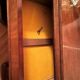 Mahogany enfilade and mahogany veneer in victorian style, in good condition.