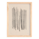 Abstract painting on paper signed Eawy.