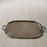 Silver metal tray
