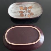 Plats en céramique années 1970