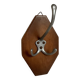 Ancienne double patère bois métal