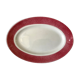 Raspberry pink oval dish 20-30s