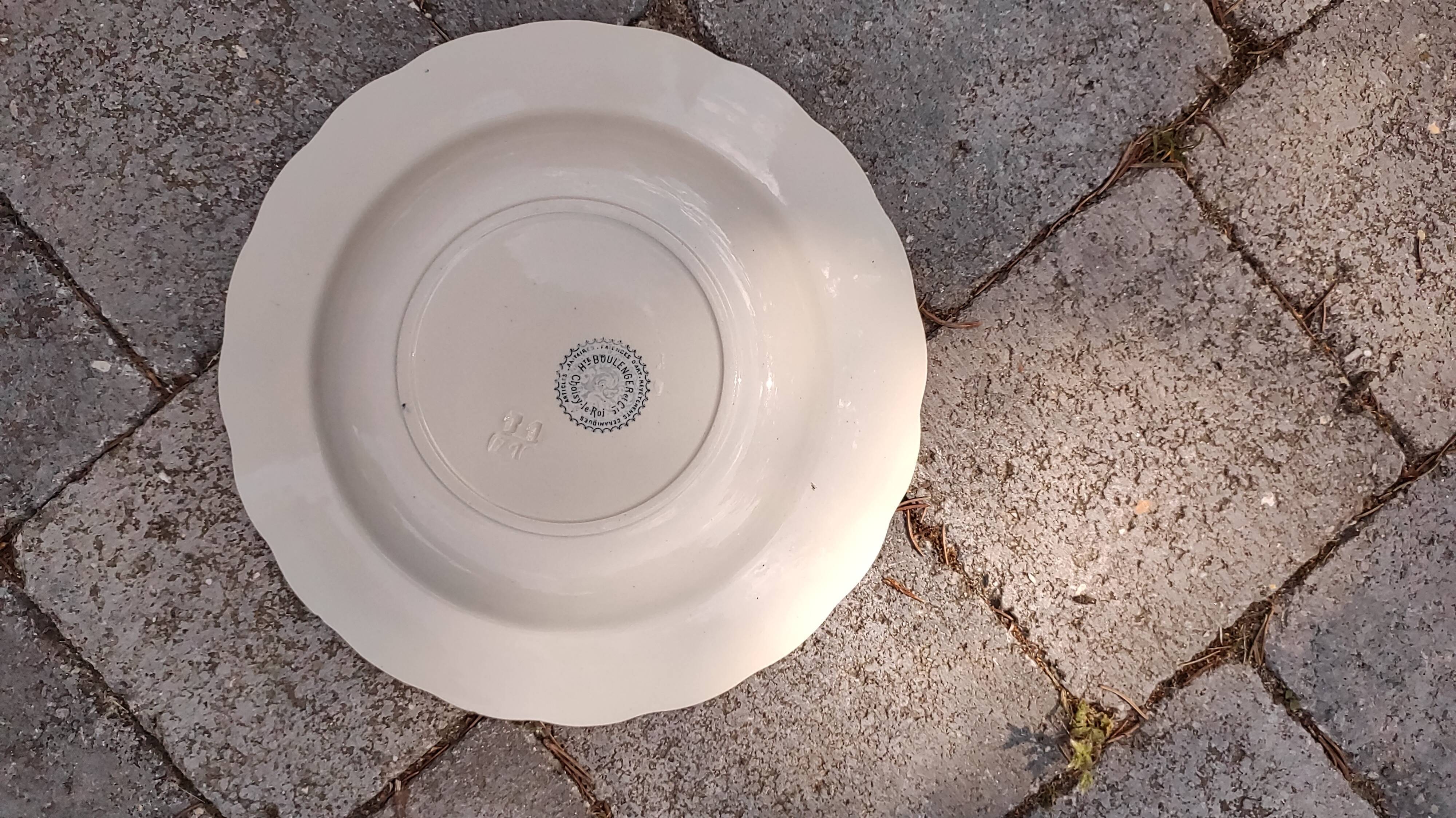 Ancient plates iron earth