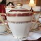 Vilatte Limoges Porcelain Coffee Service 13 Pieces, 11 People 1950