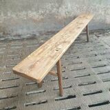 Old bench sidetable pine with oak