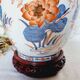 Hand-painted porcelain table lamp, Chinese Imari style.