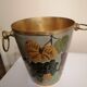 Seau a champagne en laiton vintage