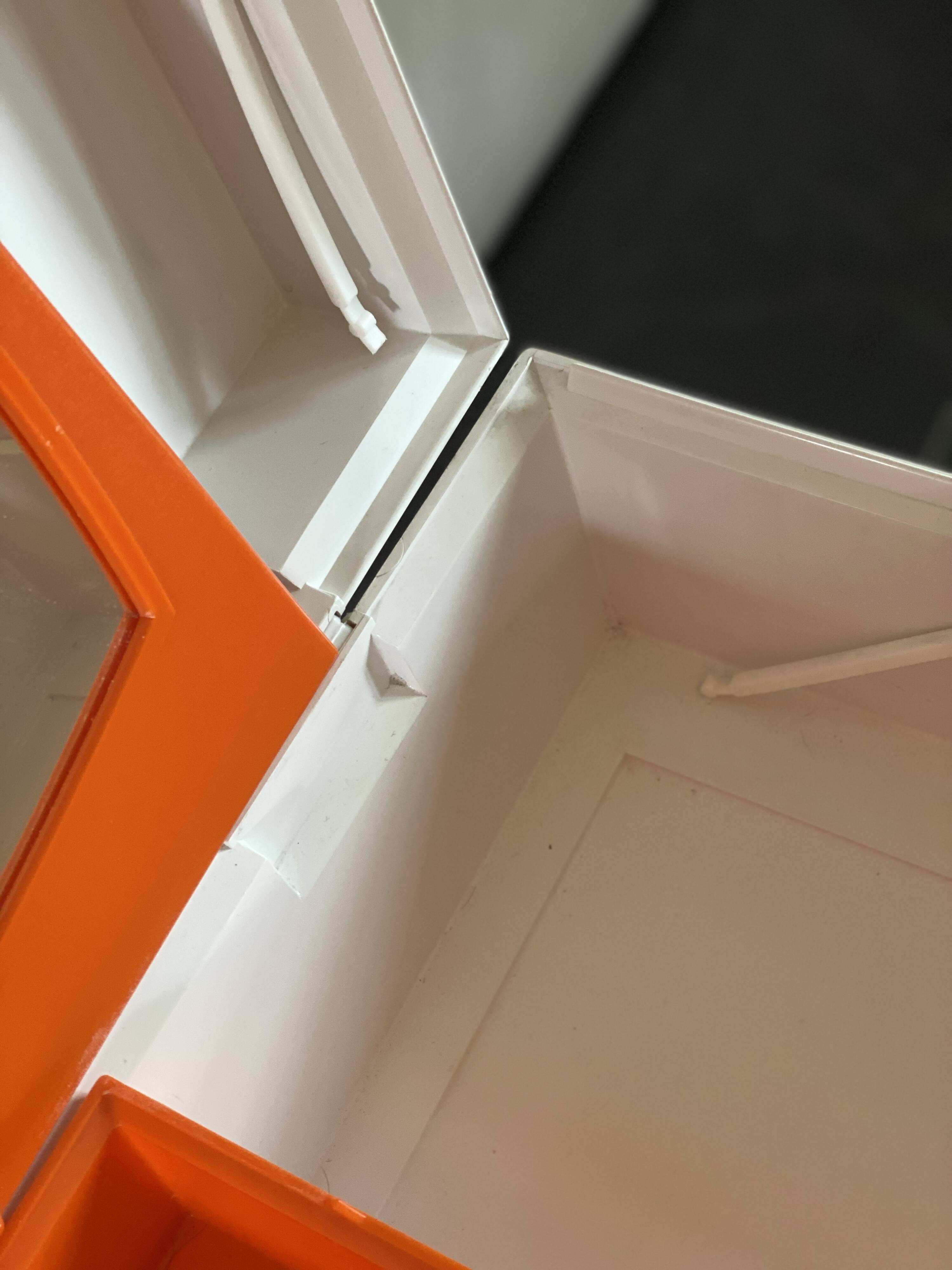 Coiffeuse et tabouret Space Age par Prisunic