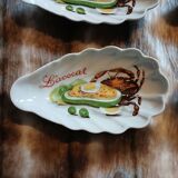 6 antique avocado cups