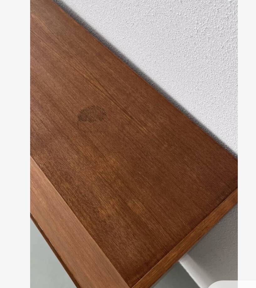 1960s teak secretary desk