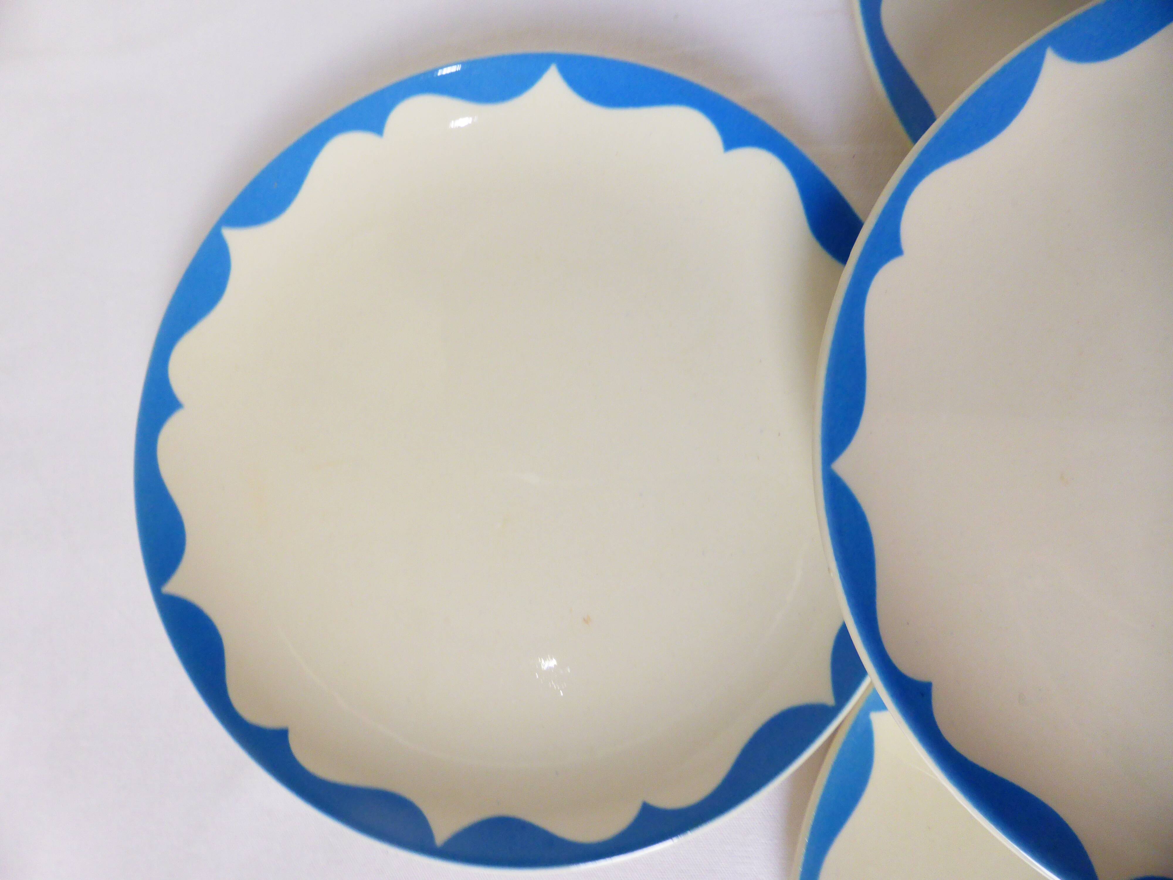 5 dessert plates from Gien model Catherine 220552