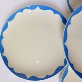 5 dessert plates from Gien model Catherine 220552