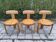3chairs in pine by Antti Nurmesniemi