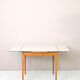 Extendable formica table