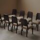 Set of 8 Art Deco chairs, France, circa 1930